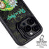 Adult Swim Rick and Morty Portal Travel iPhone 14 Pro Kickstand Case